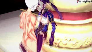 mona owes money pays back with tempting favors genshin impact fantasy anime oppai manga 3d hentai