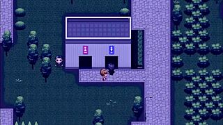 Fucking Big Ass Wife in Night Park Bathroom Hentai Routine Part 6