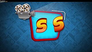 Anime crossdresser teases sexy curves