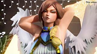 overwatch big ass ela rides white cock then black cock 3d hentai