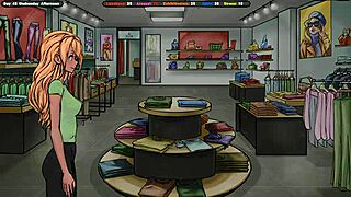 jenny, kneel and make this pervert cum in locker room?