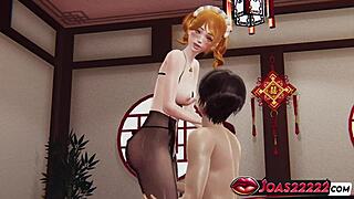 christmas bunny cosplay slips pantyhose for g-spot fingering double vibrator squirt bliss