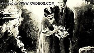 vintage erotic drawings showcase hairy retro beauties