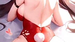 teasing hints of deep anal pounding in sultry hentai vibes