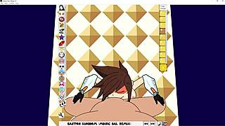 Overwatch Tracer Anal Cowgirl Creampie Pussy Ride