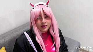 zero two dressed slut comes home for public ass fuck darling franxx style?