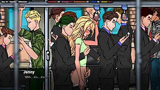 jenny catches exhibitionist jerking huge cock in locker room