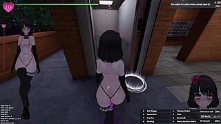 holy shit manaka's sfm apartment turns into a wild public flashing bdsm toy disaster