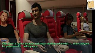 stepmom wife's huge ass and tits tempt teen in erotic hentai game