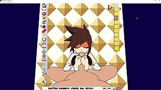 Overwatch Tracer Anal Cowgirl Creampie Pussy Ride