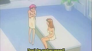 hentai massage starts soft but hints at yuri passion