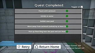 wanna watch this big ass lingerie slut tease outdoors in stockings?