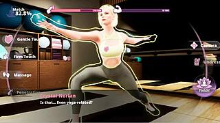 sweaty yoga goddess uncensored gameplay intimate session