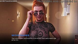 bbw bimbo stepmom fucks busty friend while stepson watches 3d game