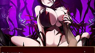 why does the monster bully force her to ride cock until creampie orgasm in this hentai game