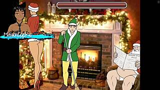 wanna sneak past santa to suck mrs claus tits and fuck pussy?