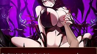 why does the monster bully force her to ride cock until creampie orgasm in this hentai game