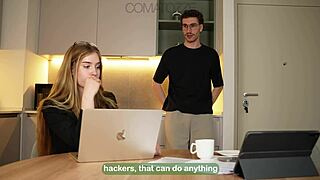 Big Tit Secretary Gets Boss's Monster Cock Creampie Slam!