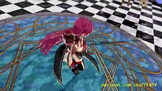 novr's mmd marine sways seductively in 3d hololive hentai dance on sailor outfit