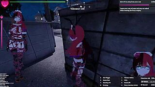 manaka flashes bdsm toys public in sfm xmax town gifting mod gameplay