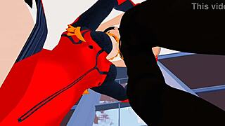 shinji pounds asuka's ass after angel defeat