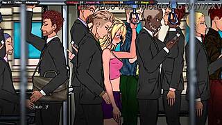 giant robot cock gangbangs jenny's huge tits and squirting pussy