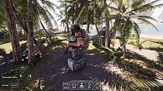 lara croft begs ancient statue for deep semen creampie fill