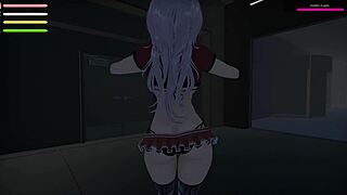 wanna watch this big ass lingerie slut tease outdoors in stockings?