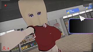 roxane flashes ass in public lingerie outdoors