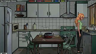 jenny, kneel and make this pervert cum in locker room?