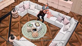 my neighbor's hot milf wife rides cock wild in 3d hentai preview