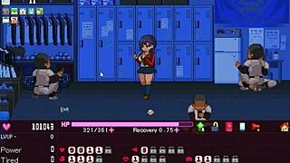 18yo college slut serves all men pussy ass mouth in erotic hentai game