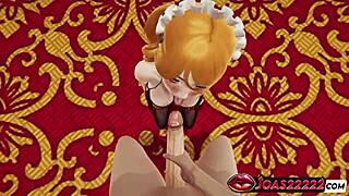 happy christmas from bunny girl's pantyhose tongue lick big dick titjob cumshot 🎄🍆