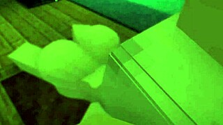 Huge tits minecraft babe rides dick deep in mountain home cabin 🏔️🍆💦