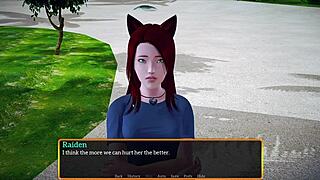 Her revenge heats up with big tits curvy Japanese teen in sexy outfits fucking mature family members hard in game part 24.