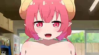 Ilulu hentai babe takes monster cock deep in every hole raw