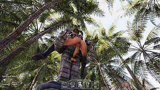 lara croft begs ancient statue for deep semen creampie fill