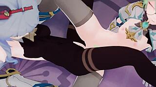 genshin impact rule34 3d futa pussy cum compilation hentai overload