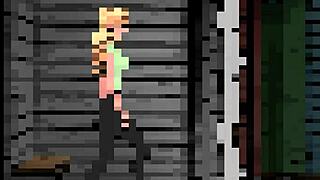 jenny catches exhibitionist jerking huge cock in locker room