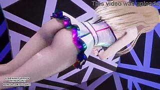 Ahri's Sexy Kpop Dance in Uncensored League Hentai 4K