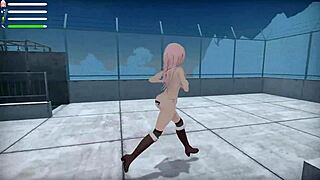 wanna watch this big ass lingerie slut tease outdoors in stockings?