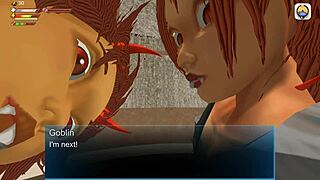 i'm tied up licking femdom goblin pussy at university bondage hentai