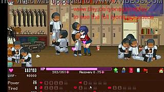 18yo college slut serves all men pussy ass mouth in erotic hentai game