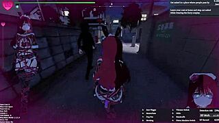 manaka flashes bdsm toys public in sfm xmax town gifting mod gameplay
