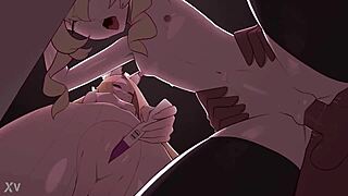 blue archive sensei threesome pussy lick creampie deepthroat