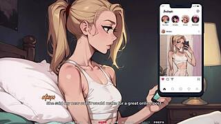 blonde step sister girlfriend shows massive ass big tits huge cock ride