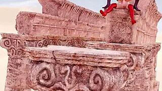 Wonder Woman Vs Supergirl Futanari Sex Animation Explodes!