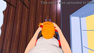 shinji pounds asuka's ass after angel defeat