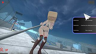 wanna watch this big ass lingerie slut tease outdoors in stockings?