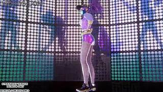 Ahri's Sexy Kpop Dance in Uncensored League Hentai 4K